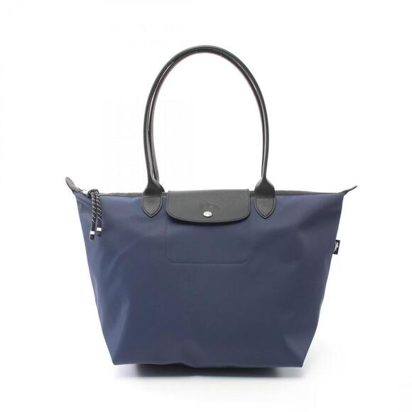 LONGCHAMP Black Leather Tote Bag - Picture 1 of 6